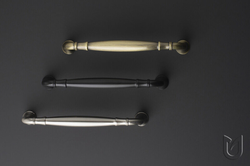 Úchytka Turia 128 černá matná